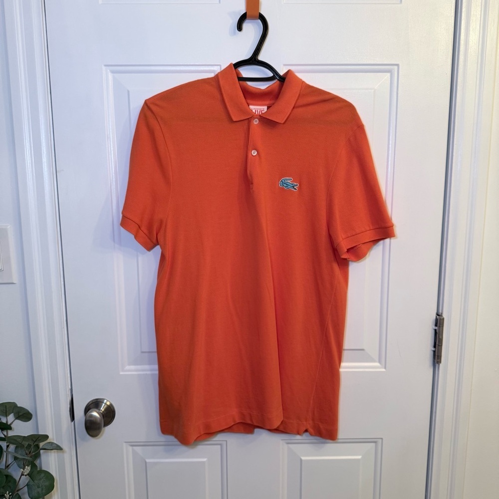 Lacoste Men's Polo in Vibrant Orange